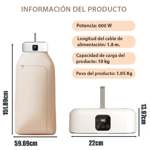 Secadora Ropa Portatil DrySnap