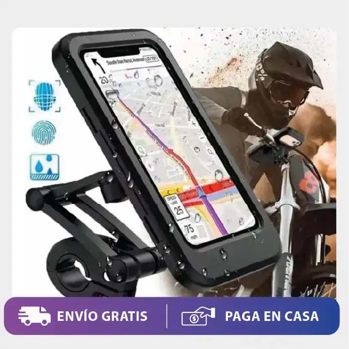 Soporte Celular Impermeable para Moto y Bicicleta
