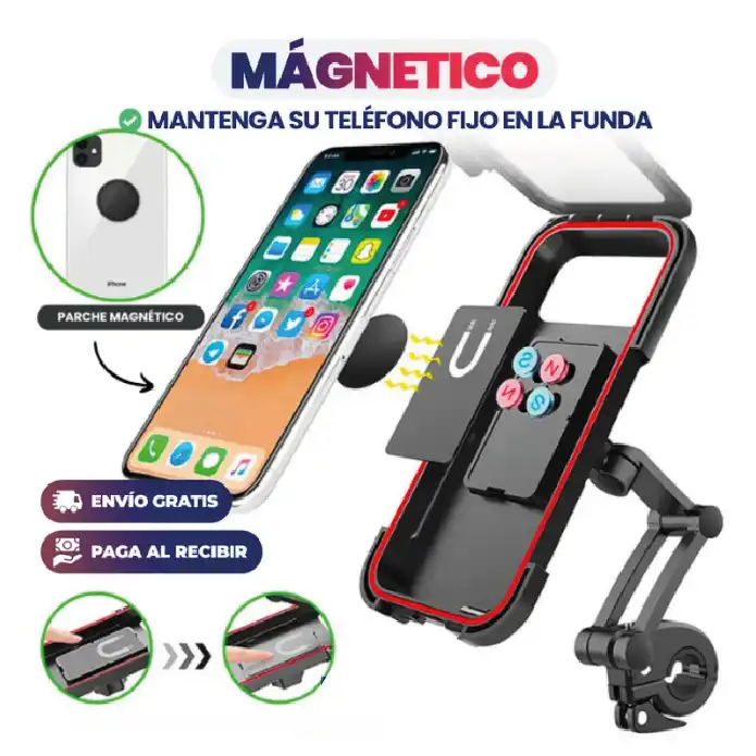 Soporte Celular Impermeable para Moto y Bicicleta