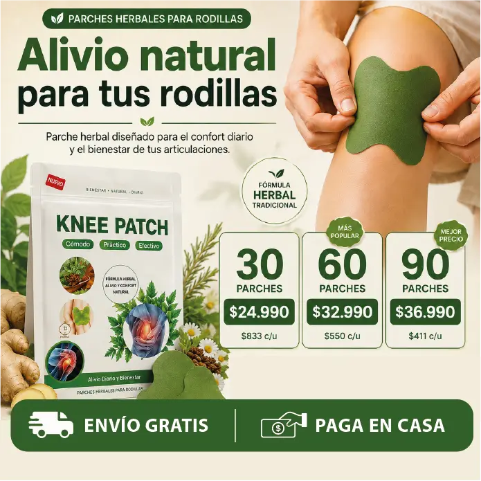 Parches de Alivio para Rodillas