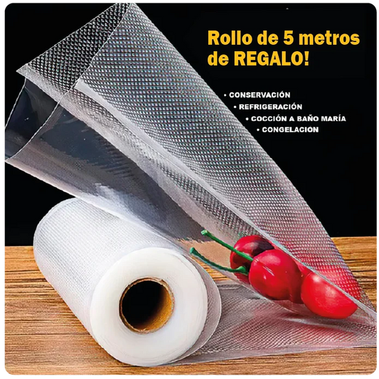 SELLADORA AL VACIO + Rollo 5 mts. de Regalo